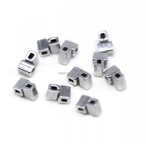 Dental ortodoncia gancho en forma de cuchillo de tubo cruzado/doble tubo ganchos de deslizamiento dividido para alambres de arco Vida útil 2 años por grado