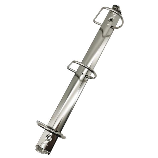 Metal Slant D shape Ring Binder clip 2 inch Silver A4 Metal accessories for folders Ring Binder Mechanism STD280-3-50/26