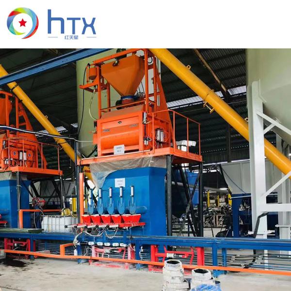 Linha de produção de pedras de cultura de concreto úmido Máquina automática de dosagem de fundição