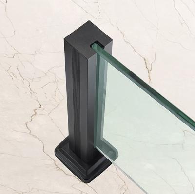 Tempered Glass Railing Stainless Steel Aluminum Alloy Frameless Glass Balustrade Guard Balcony Staircase Railing Post
