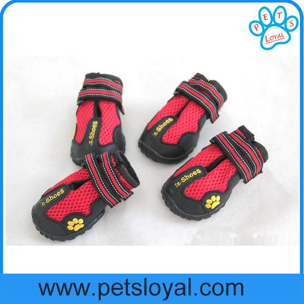Breathable Pet Mesh Shoes for Waterproof Dog Boots Reflective Velcro China Factory