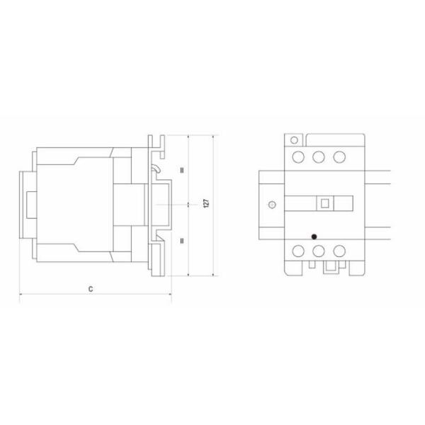 660V не свертывают спиралью контактор 220V 380vac 1 AC 3 поляков НЕ или 1 поляка NC 60 Amp 3