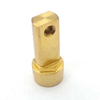 Customized OEM Copper CNC Turning Parts Wheel Hex Sleeve Adapter Non Standard