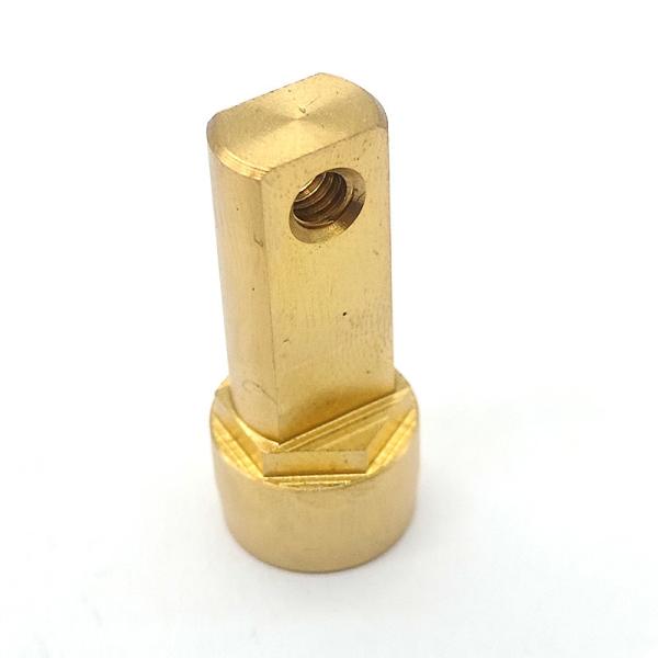Customized OEM Copper CNC Turning Parts Wheel Hex Sleeve Adapter Non Standard