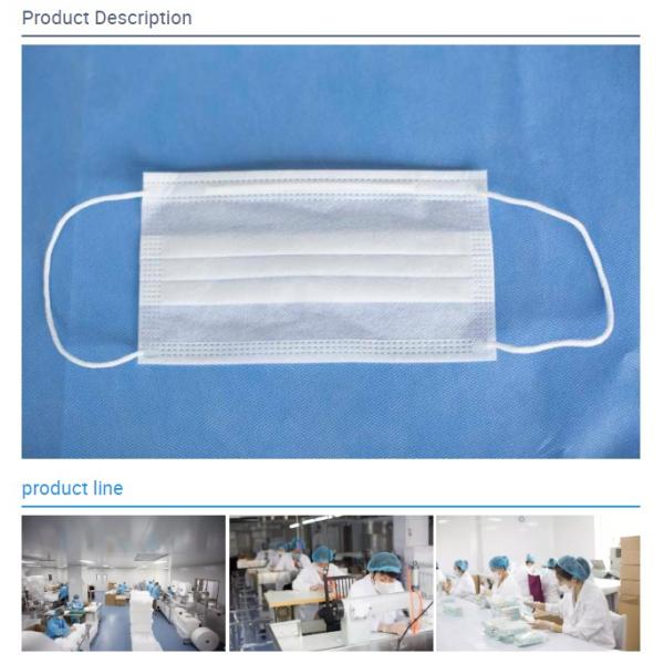 Disposable Clinic 3 Ply Surgical Medical Face Masks