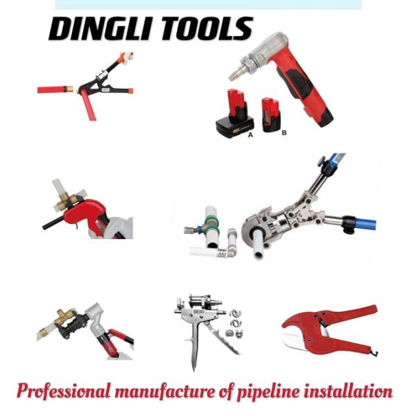 DL-1232-D Black Expander Tube Tool , Aluminium Plastic Pipe / Gas Pipe Expansion Head