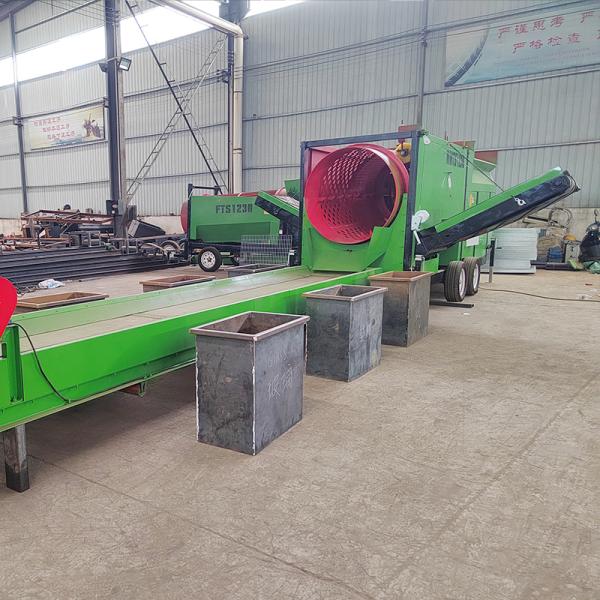 5-10t/h Capacity Sand Gold Washing Trommel for Alluvial Gold Extraction Plant Equipment