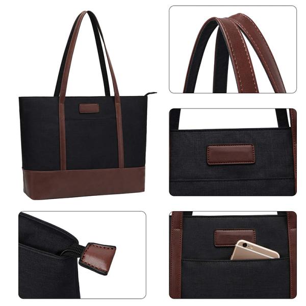 Customized amazing design fashion womens laptop tote