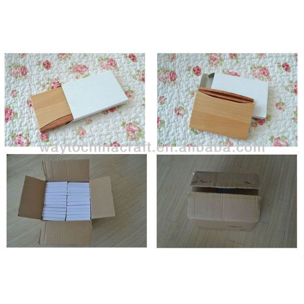High End Maple Wood Business Card Holder for Business Gift