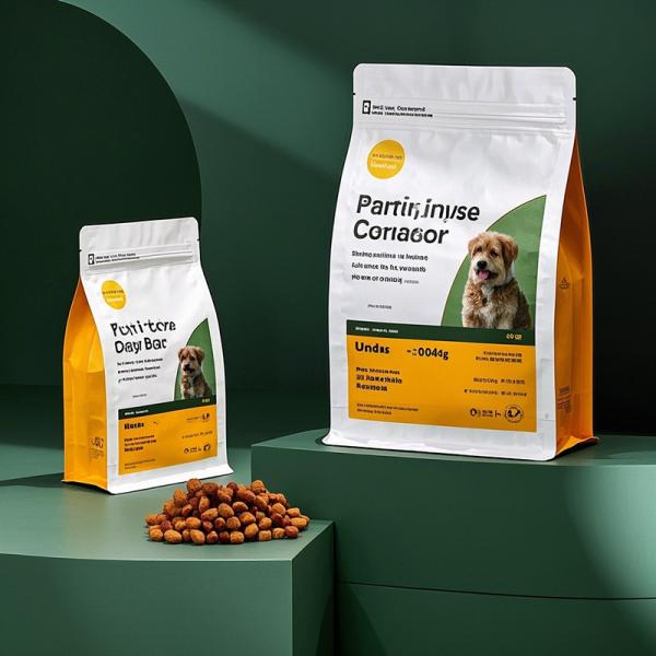Wholesale Eco-Friendly Pet Food Packaging Bags Matte Finish High Barrier For Long Shelf Life