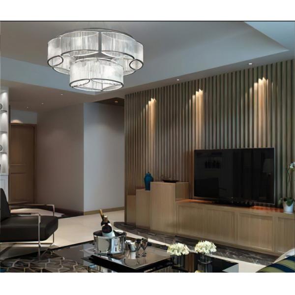 23MM Waterproof Fluted Pvc Indoor Wpc Wall Panel Covering Fibre Bamboo Decorative Rejilla De Pvc