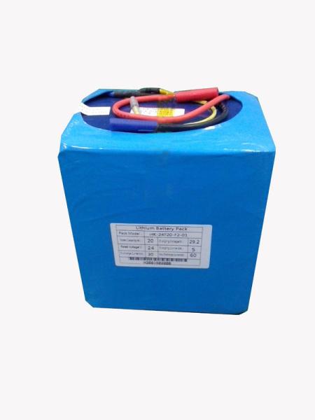 High Discharge Rate Electric Scooter LiFePO4 Power Battery , 24Volt  20Ah Lithium Batteries