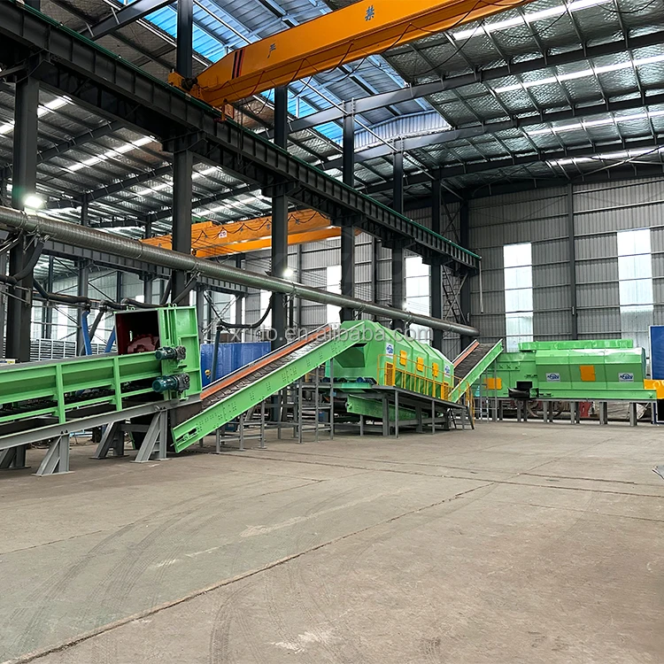 Crushing Garbage Sorting Machine Garbage Bag Breaking Machine Bag Opener