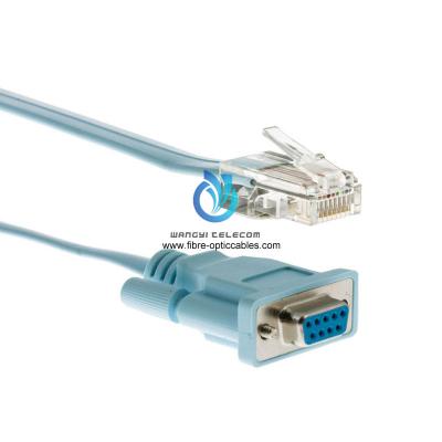 La nouvelle console de renversement du câble CAB-RJ45-ROLLOVER 6ft de réseau câblent la femelle DB9 au mâle RJ45 pour Cisco 72-3383-01