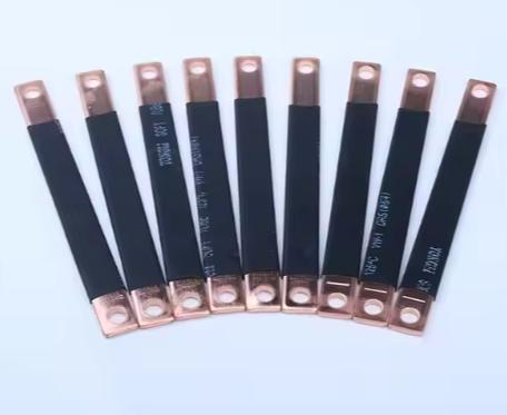 Insulated Custom Flat Battery Flexible Copper Bus Bar 380V
