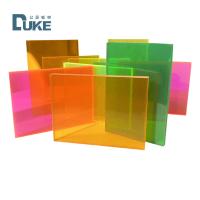 Cast PMMA Fluorescent Panel PMMA Acrylic Plastic Advertising Sign Decoration Board