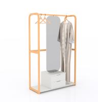 Armario de ropa de madera blanca Oldtree para almacenamiento en el hogar