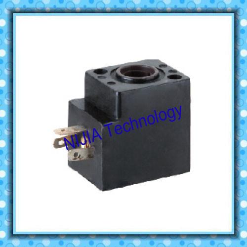 6mm OD DIN43650C DC Solenoid Coil for Spinning Machine , Black