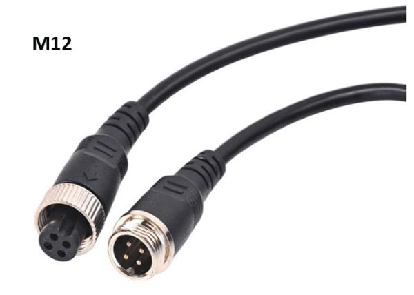 Do conector masculino fêmea da aviação do Pin dos acessórios 4 de DVR cabo de extensão audio video