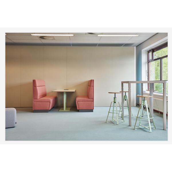 Solid Wood Frame Fabric KTV Modern Sectional Sofa