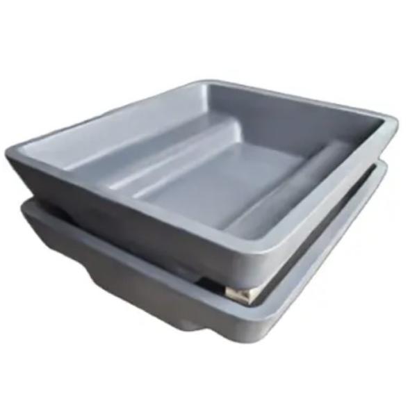 Custom Cast Iron Slag Pan with 2000*1250*750 Dimension and 20~50hrc Hardness for Hot Aluminum Dross Separator