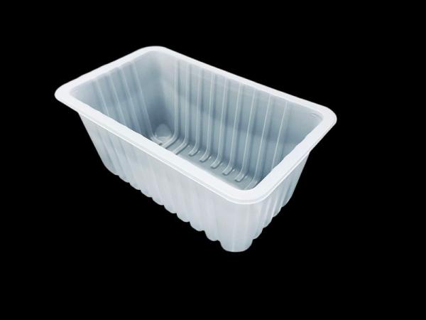 Custom Food Grade PP Microwavable Meat Tray Sealable and Freezer Safe Deep Container