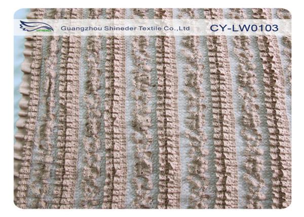Home Textile Stretch Lace Fabric 40% Nylon 50% Cotton 10% Spandex CY-LW0103
