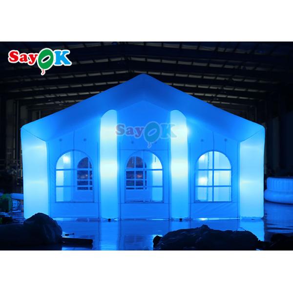 Custom Outdoor Inflatable Tent Party Night Club Structure Inflatable Bar Tent White Color
