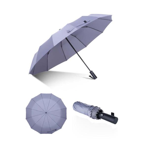 Customized Logo 12K 23inch Stock Automatic Umbrella for Personalized Corporate Events