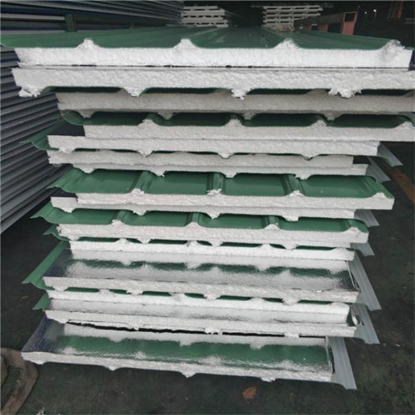 green styrofoam block silver paper roof panel 840-30-0.426mm for construction