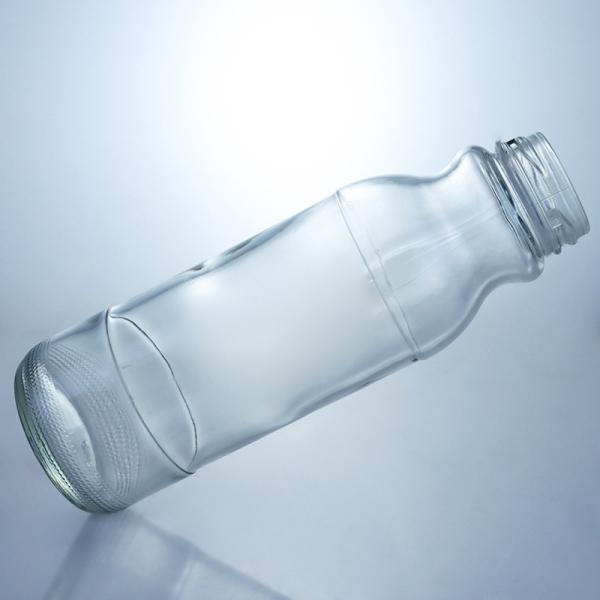 Customized Logo Clear Milk Bottle 320ml 500ml Glass Juice Coffee Bottle With Screw Lid