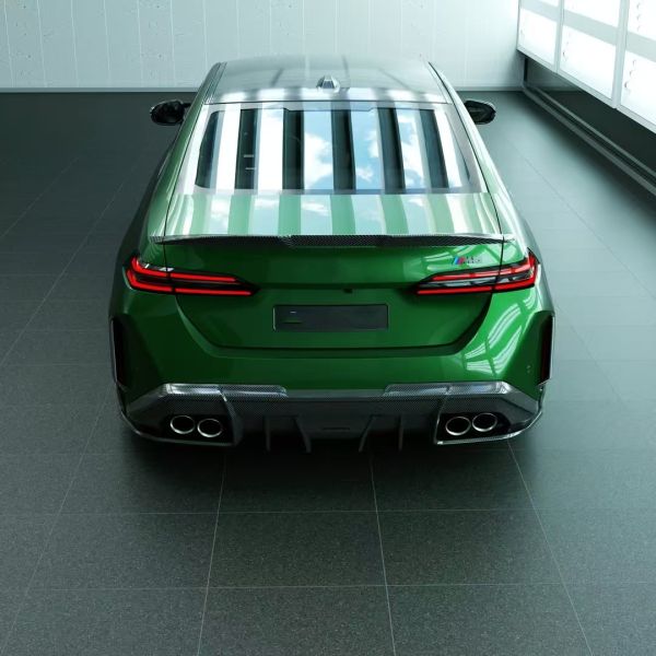 For BMW M5 G90 Carbon Fiber Body Kit M5 G90 RZ-style Carbon Fiber Front Lip Diffuser Spoiler