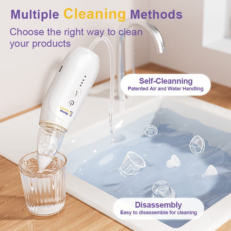 OEM Automatic Electric Nasal Aspirator Cleaner Device UKCA Certificated