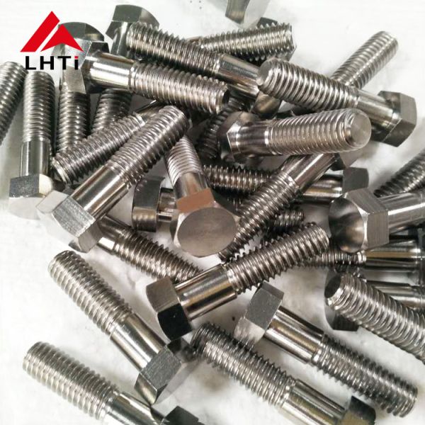 Electroplating DIN933 DIN931 Gr2 Titanium Hex Bolts