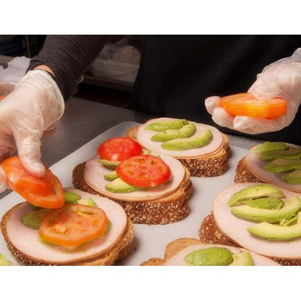 Durable Environmental Transparent Plastic Gloves Ultra Thin Disposable