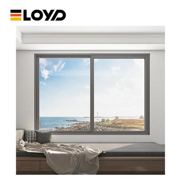 Custom Made Horizontal Aluminum Sliding Doors And Windows For House Double Glazed