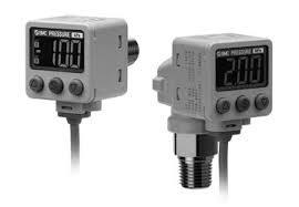 R1/4 12-24VDC Digital Pressure Switch Elect From Back Piping And Bottom Piping