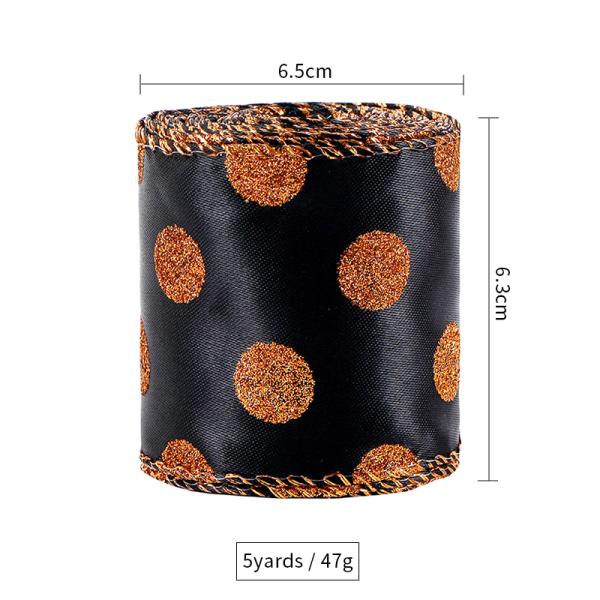 MSD Burlap Fabric Ribbon Wired Edge Ribbon for Craft Decor Support OEM ODM Printed