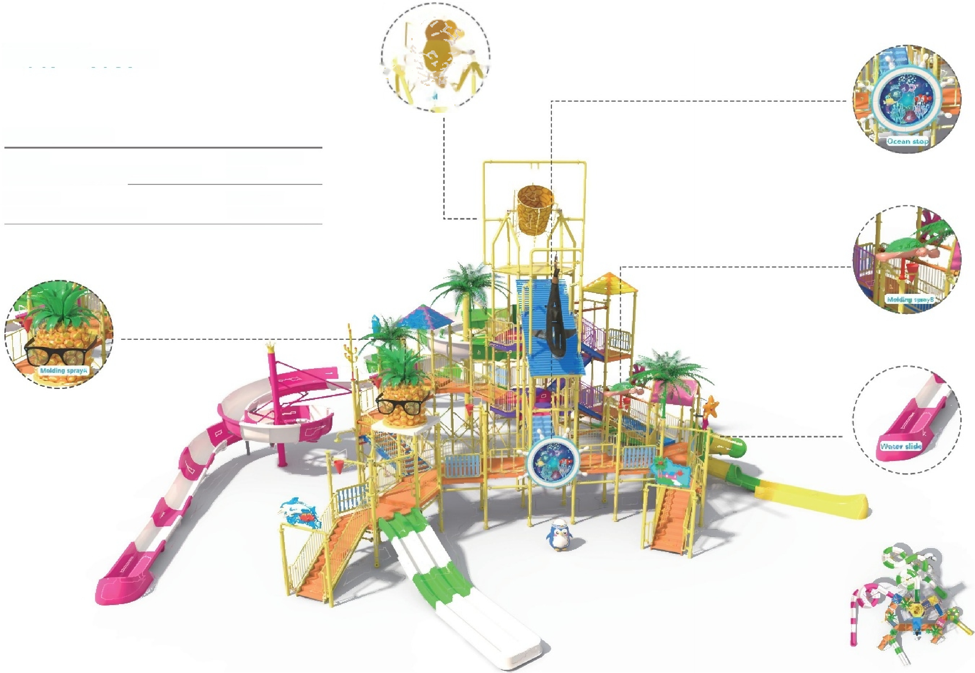 Medium Sized Water Village Park 680m2