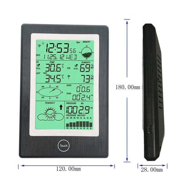 Wireless Solar Farm Weather Station For Temperature Humidity Wind Speed Rainfall Forecast