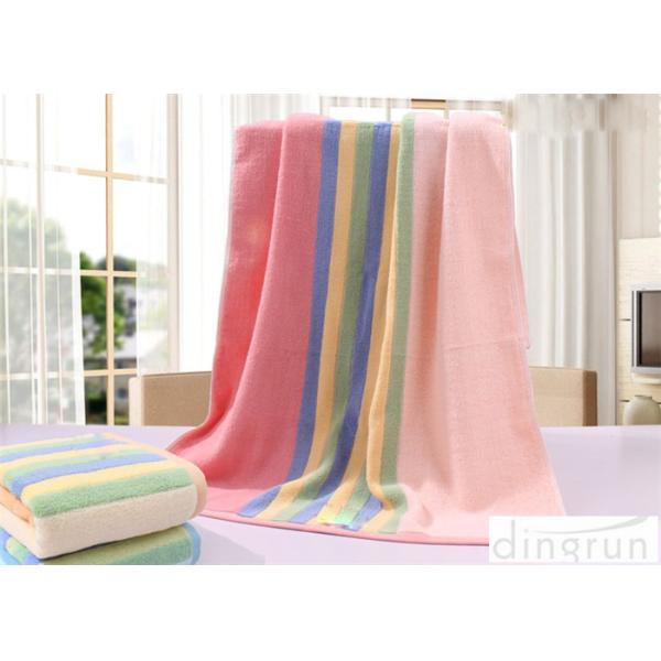 Double Loops Softest Bath Towels , Plain Style Lightweight Bath Towels For Adults