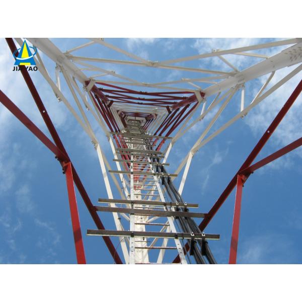 3 Leg 60 Degree Telecom Triangular Lattice Tower Self Supporting Communication Angle Steel Tower