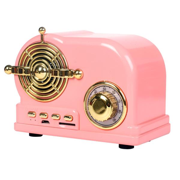 Retro Mini Speakers Hands Free Portable Wireless Bluetooths speaker GK-BT02