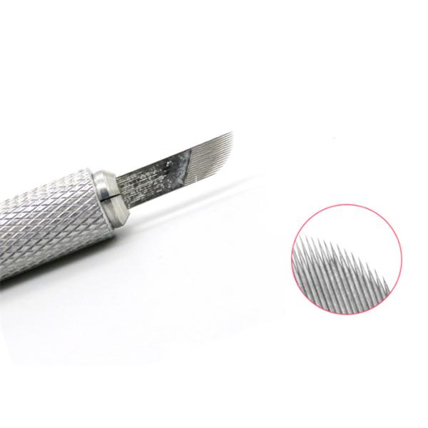 Eyebrow Tattoo Shading Needles Stainless Steel With 1Row , 2Row , 3Row Model