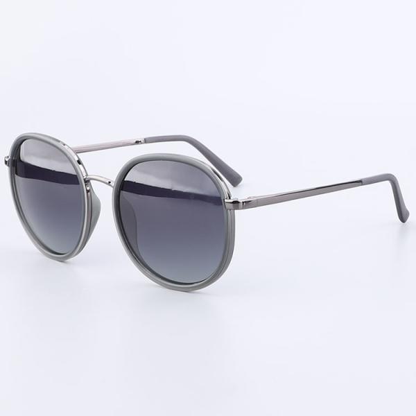 Metal Anti Sun Rays 54 - 20 - 140 Round Polarized Sunglasses
