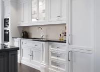 2.4M Real Wood Modern anotam o ODM modular branco da unidade da cozinha dos armários de cozinha