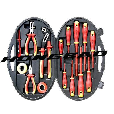 15 PCS Pack VDE Tool Se Kit AC Tester Insulated Sticker Tape Screwdrivers Toolstation 1000V