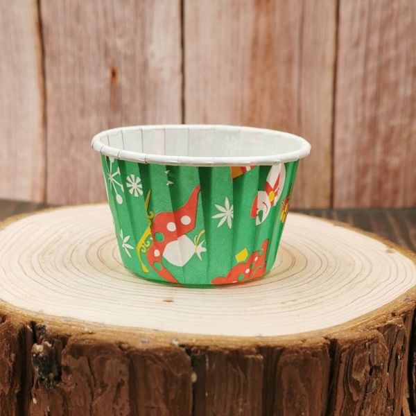 Wholesale Greaseproof Muffin Paper Cups, Heat Resistant Non Stick Tulip Cupcake Liners Christmas