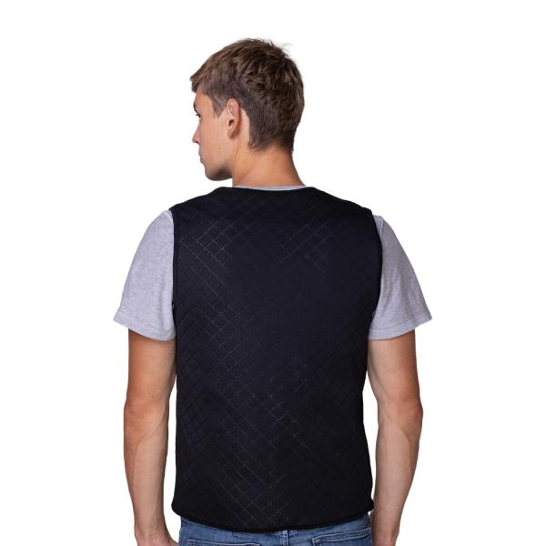 Polyester/Cotton Shell Material Heated Vest Gilet for Winter Outdoor Control Temperature