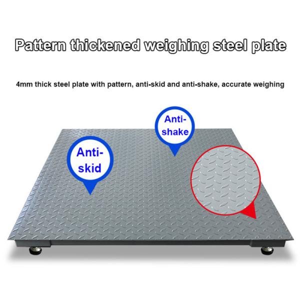Básculas digitales LED para pesaje de ganado de 1 tonelada con jaula, rendimiento estable, báscula industrial de piso para trabajo pesado